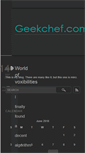 Mobile Screenshot of geekchef.com
